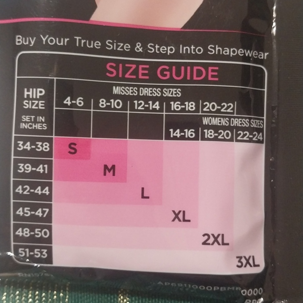 Maidenform Flexees NWT Women's Waist Nipper Shape Firm Control FP0452 Black 3XL - Picture 4 of 8